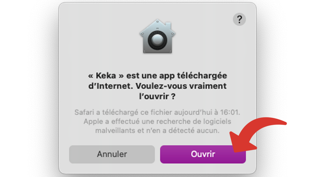 Ouvrir Keka la première fois