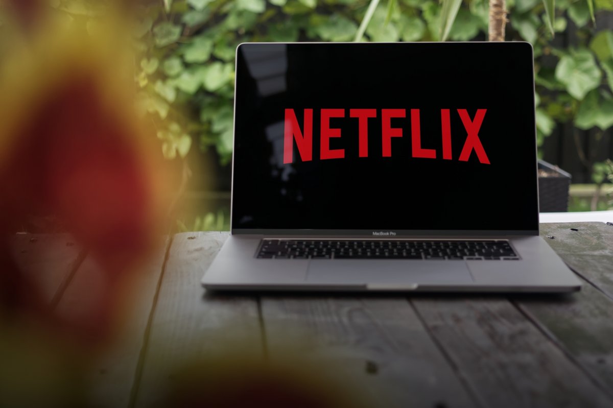 Le logo Netflix affiché sur un Macbook © mindea / Shutterstock.com
