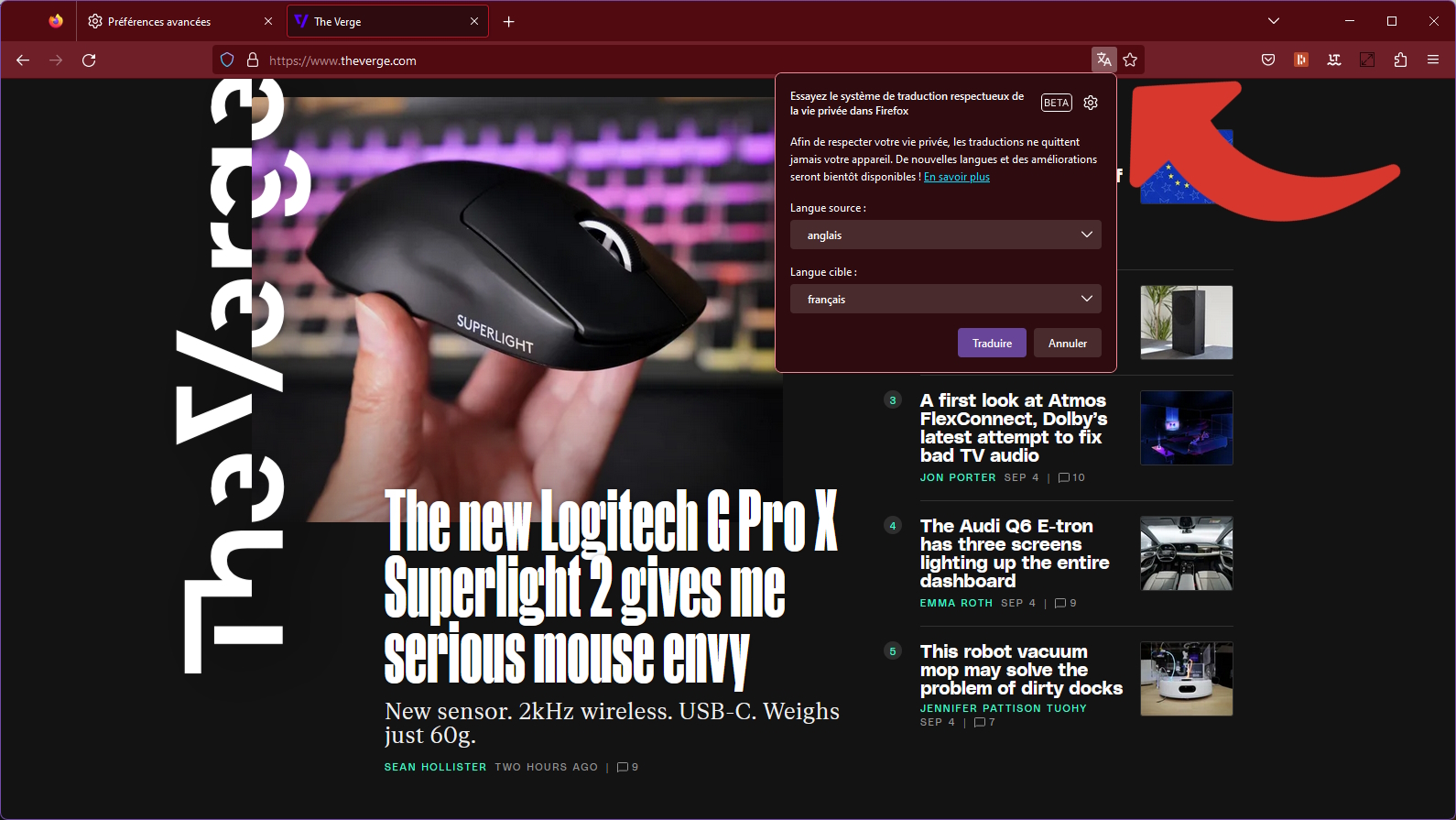 Comment Activer La Fonction De Traduction Native De Firefox Dans ...