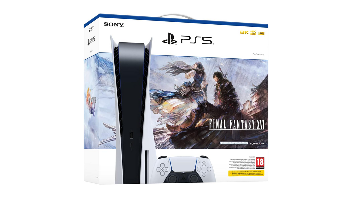 La PlayStation 5 avec Final Fantasy XVI