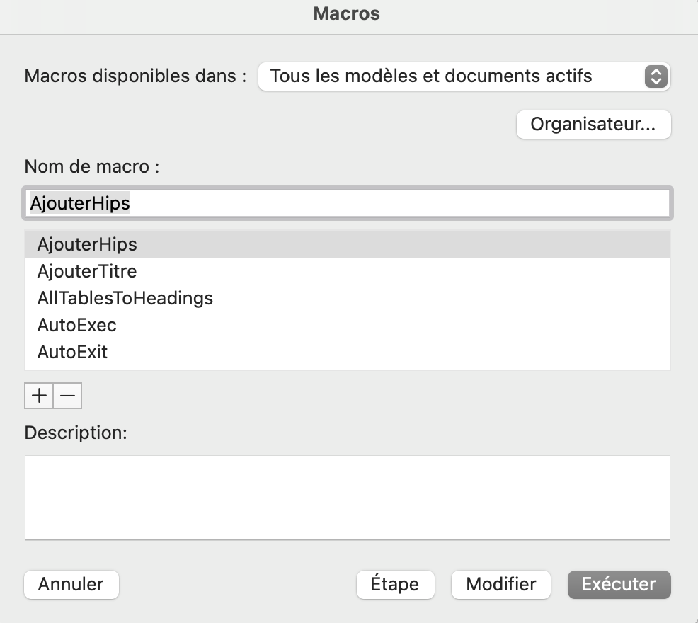 Les macros dans Microsoft Word qu