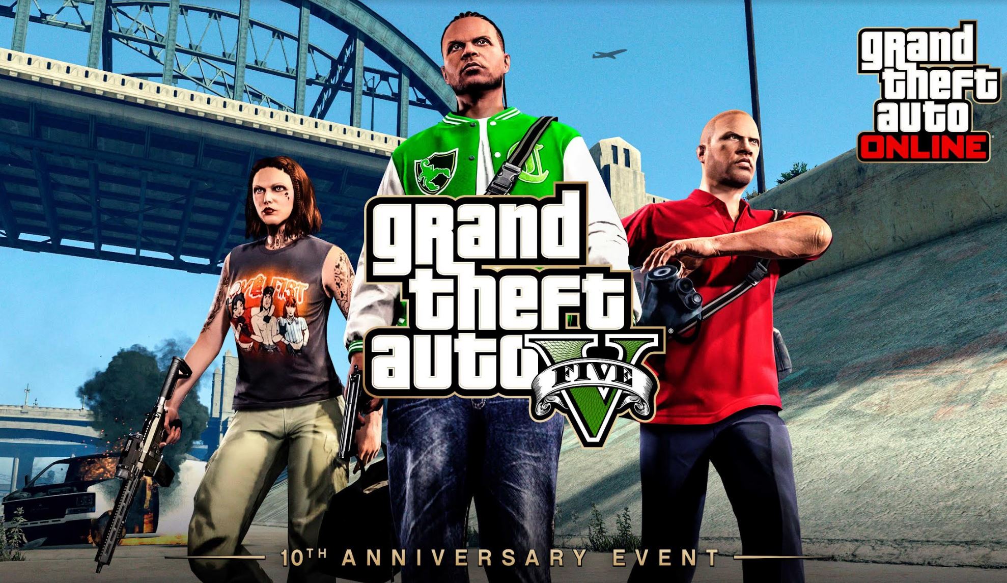 Rockstar célèbre les 10 ans de GTA V sans paillettes ni champagne