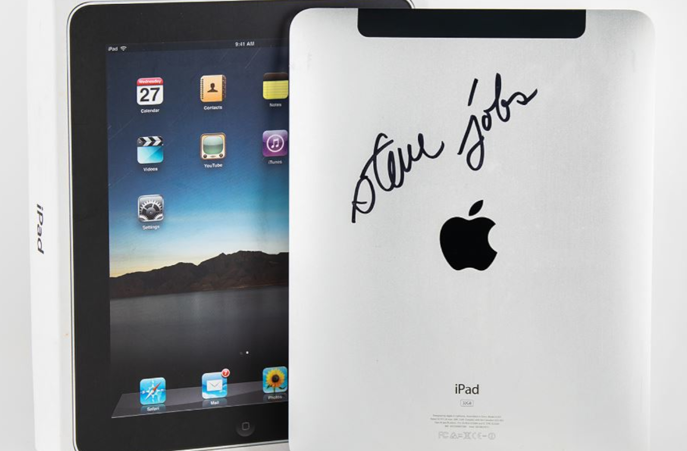Combien sera vendu l'iPad dédicacé par Steve Jobs ?