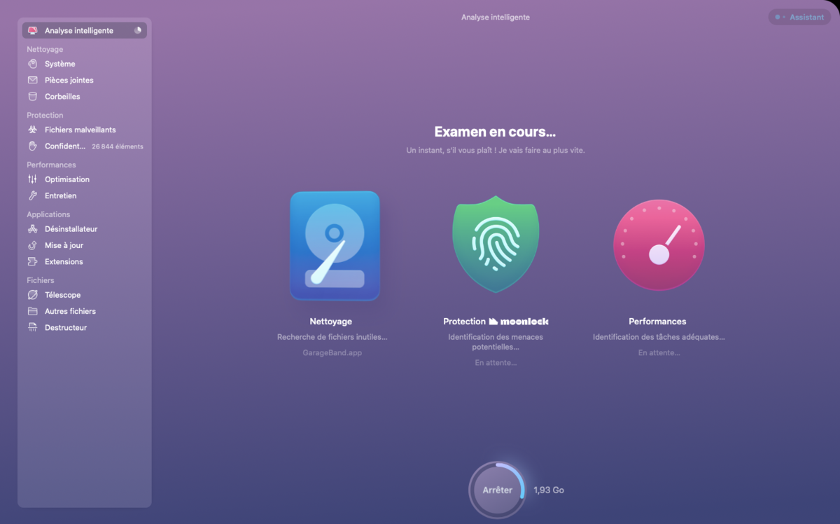 L'analyse intelligente de CleanMyMac offre tout ce dont vous avez besoin pour garder votre Mac en bonne santé