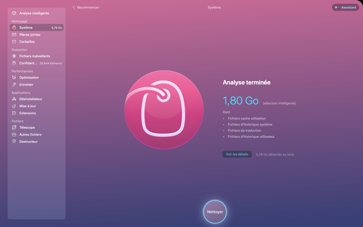 CleanMyMac Systeme 3 © © MacPaw