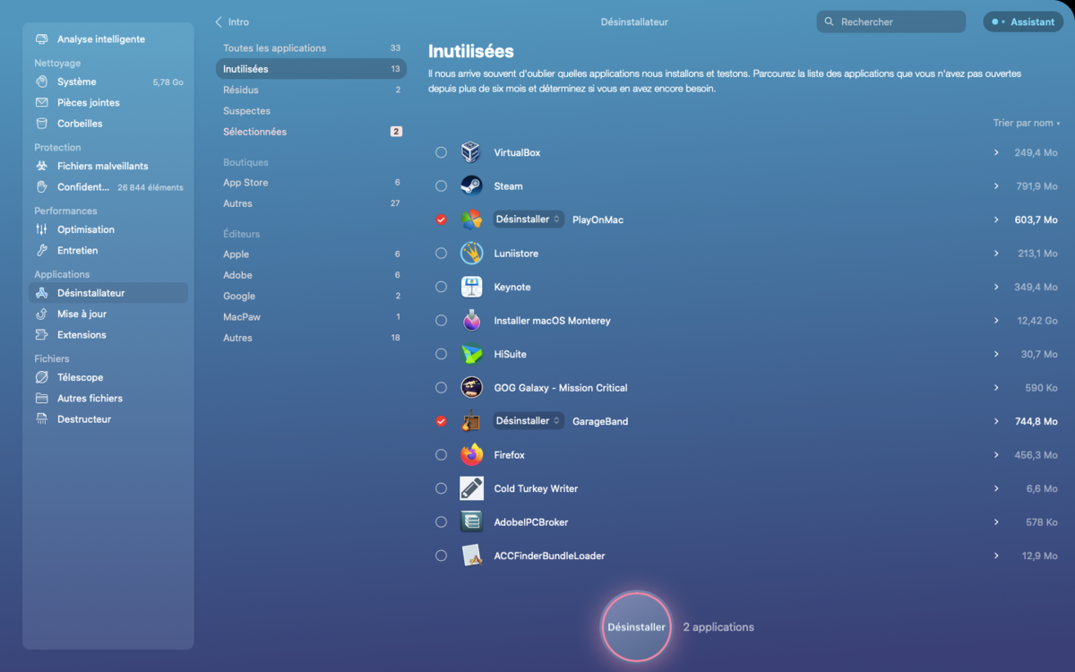 CleanMyMac Uninstall © © MacPaw