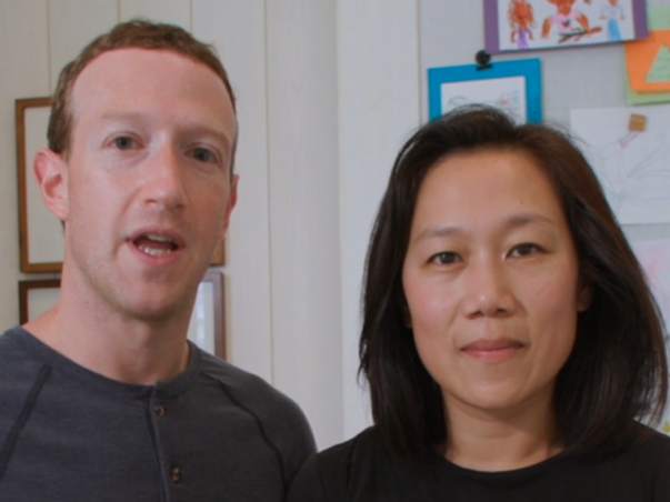 Mark Zuckerberg et Priscilla Chan © Capture d'écran par Clubic / CZI