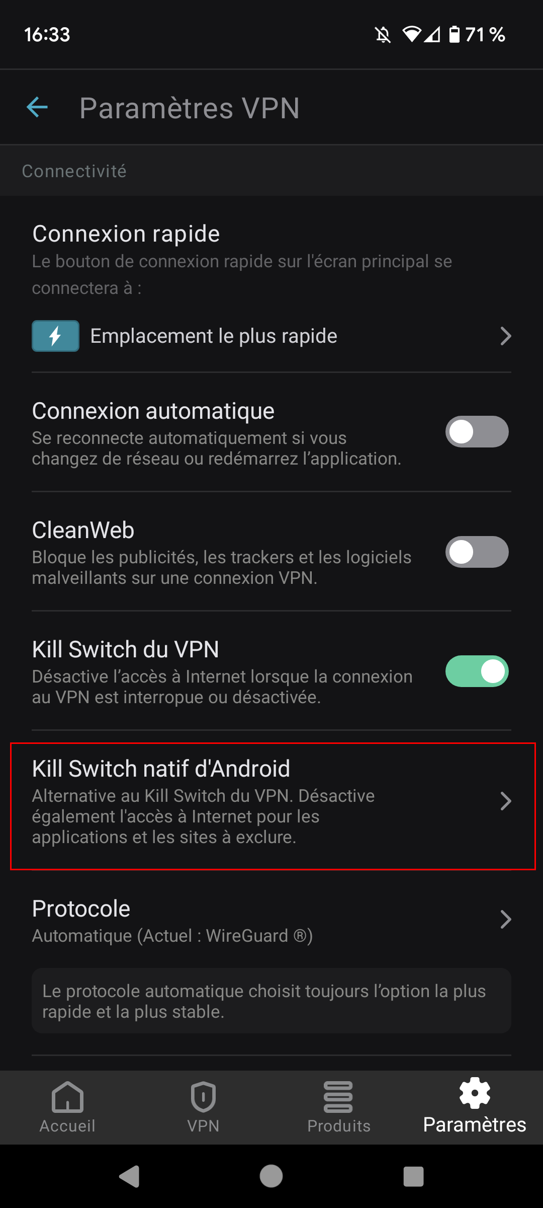 Surfshark - Kill Switch Android