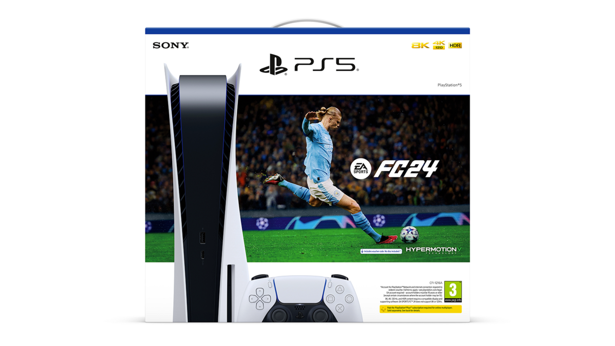 Le pack PlayStation 5 avec le jeu EA Sports FC 24