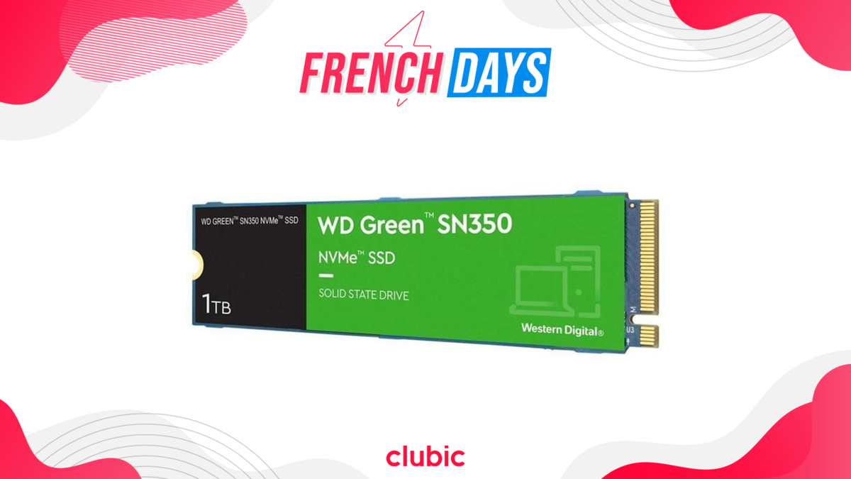 Le SSD WD Green SN350 1 To