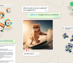 L’IA générative débarque sur WhatsApp : stickers, discussions et images à la demande, vous allez adorer !