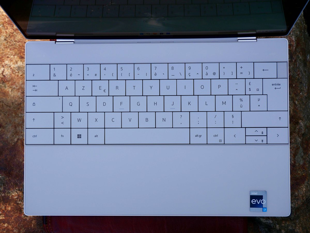Le clavier du XPS 13 Plus et ses touches larges © Nathan Le Gohlisse pour Clubic