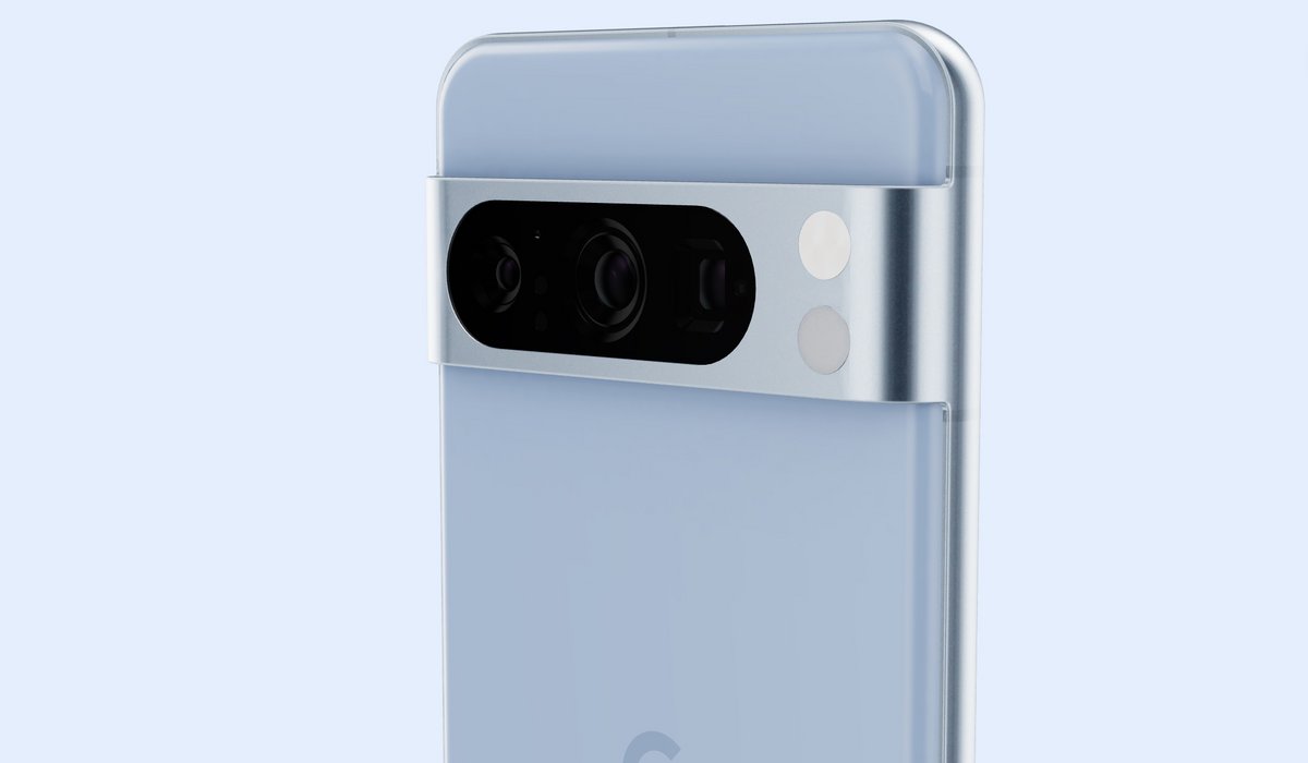 Le thermomètre du Pixel 8 se trouve à côté des modules photo © Google