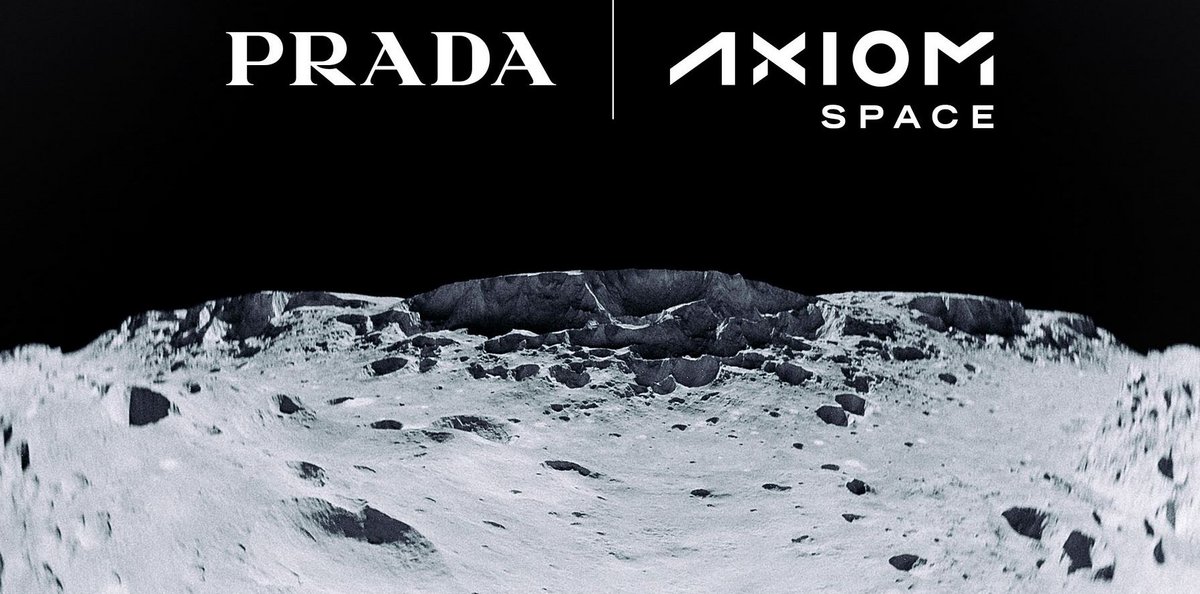 Le cadre idéal pour un défilé de mode lunaire ? © Axiom Space / Prada