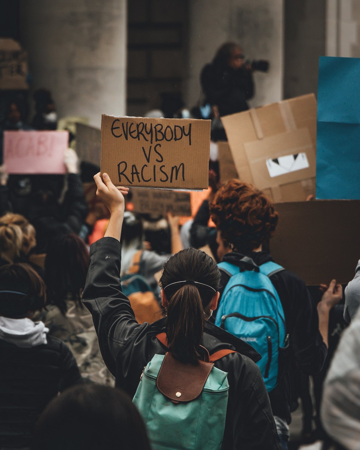 Manifestation antiraciste américaine © Arthur Edelmans / Unsplash