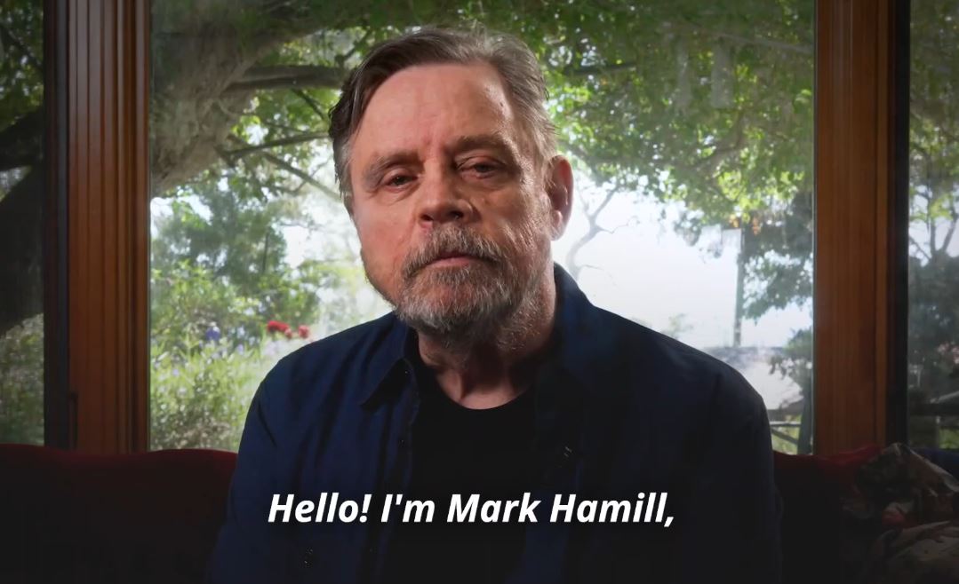 Mark Hamill se prête au jeu de la vulgarisation spatiale pour le State Department américain © State Department