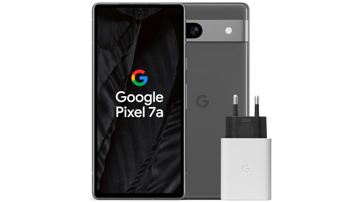 Le Pixel 7a avec son chargeur offert