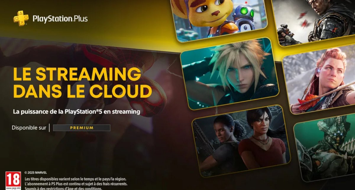 Le cloud gaming PS5 débarque en France le 23 octobre © Sony