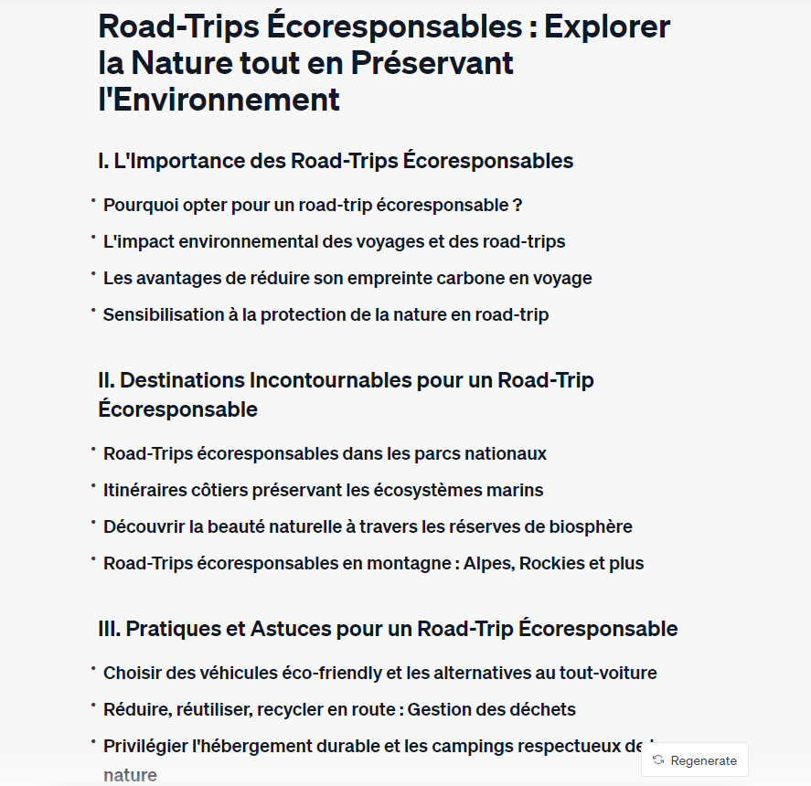 ChatGPT Map Article Road-Trip © © OpenAI