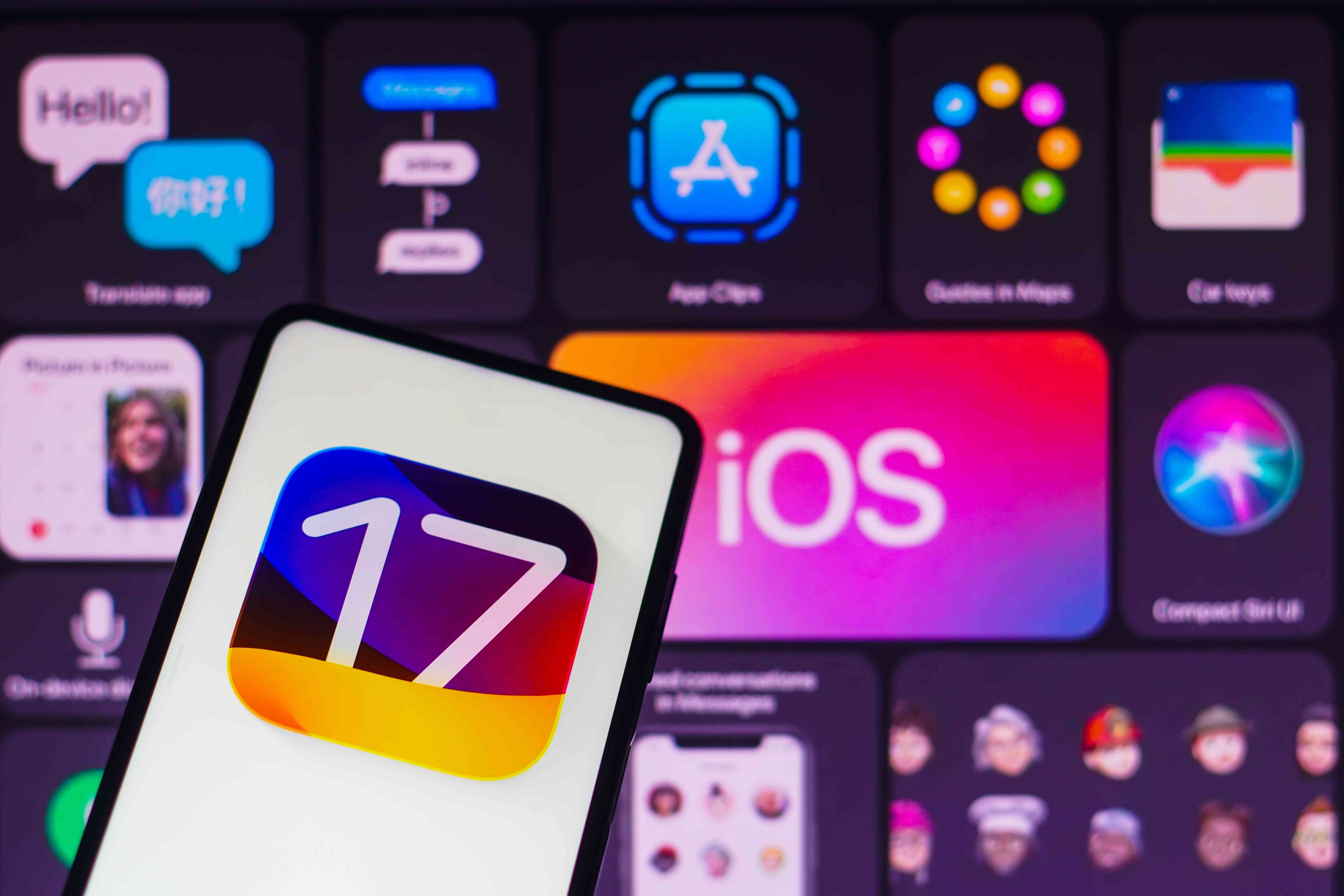 Ios 17 получат. IOS 17. Обновление IOS 17. Приложения IOS 17. Айфон IOS 17.