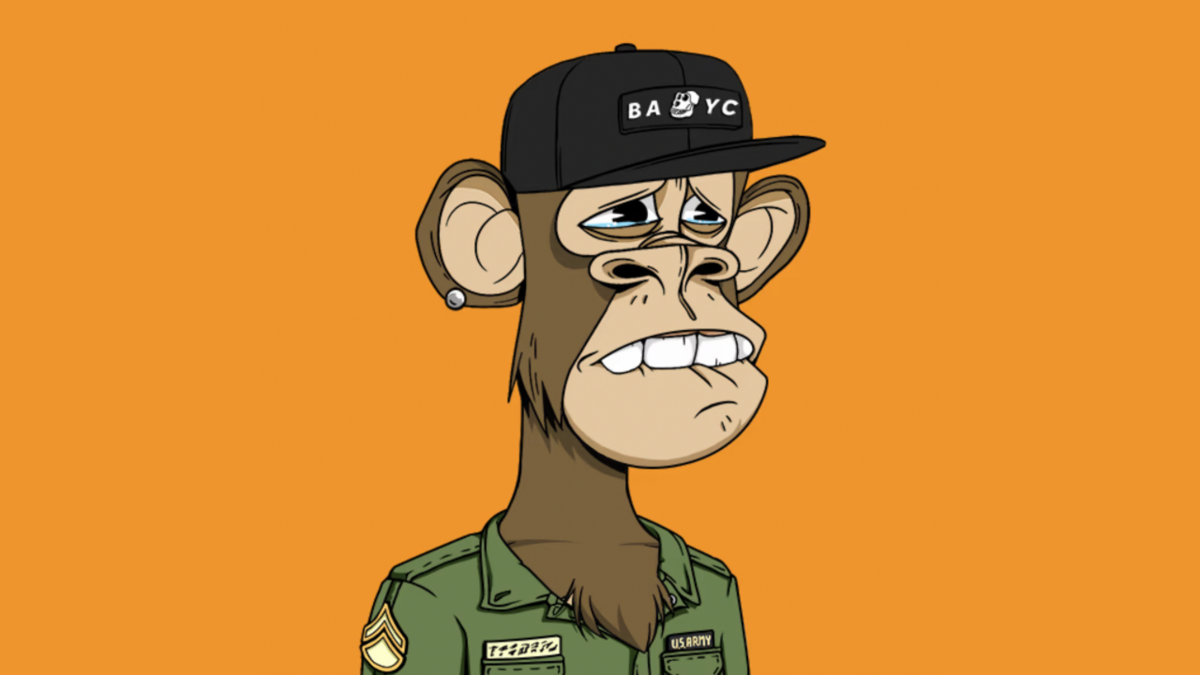 L'un des NFT de la série Bored Ape, connue pour ses valeurs élevées © Yuga Labs