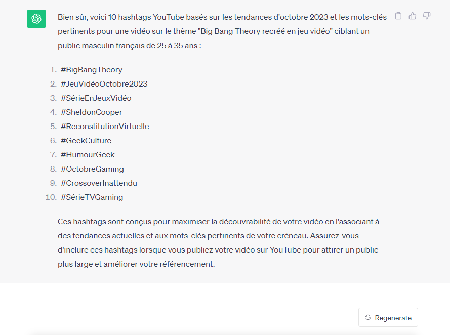 Création de hashtags pour YouTube © Clubic