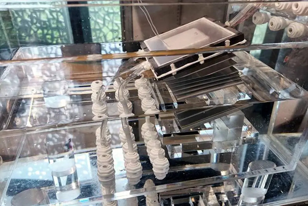 Dessalement MIT &copy; Le syst&egrave;me de dessalement solaire en question &copy;  Jintong Gao et Zhenyuan Xu