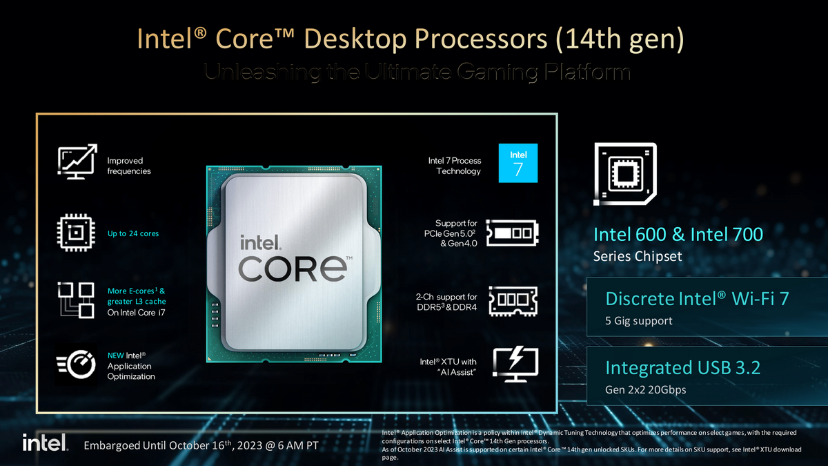 Plus de cœurs et plus de cache sur le Core i7 : Intel le met bien en avant © Intel