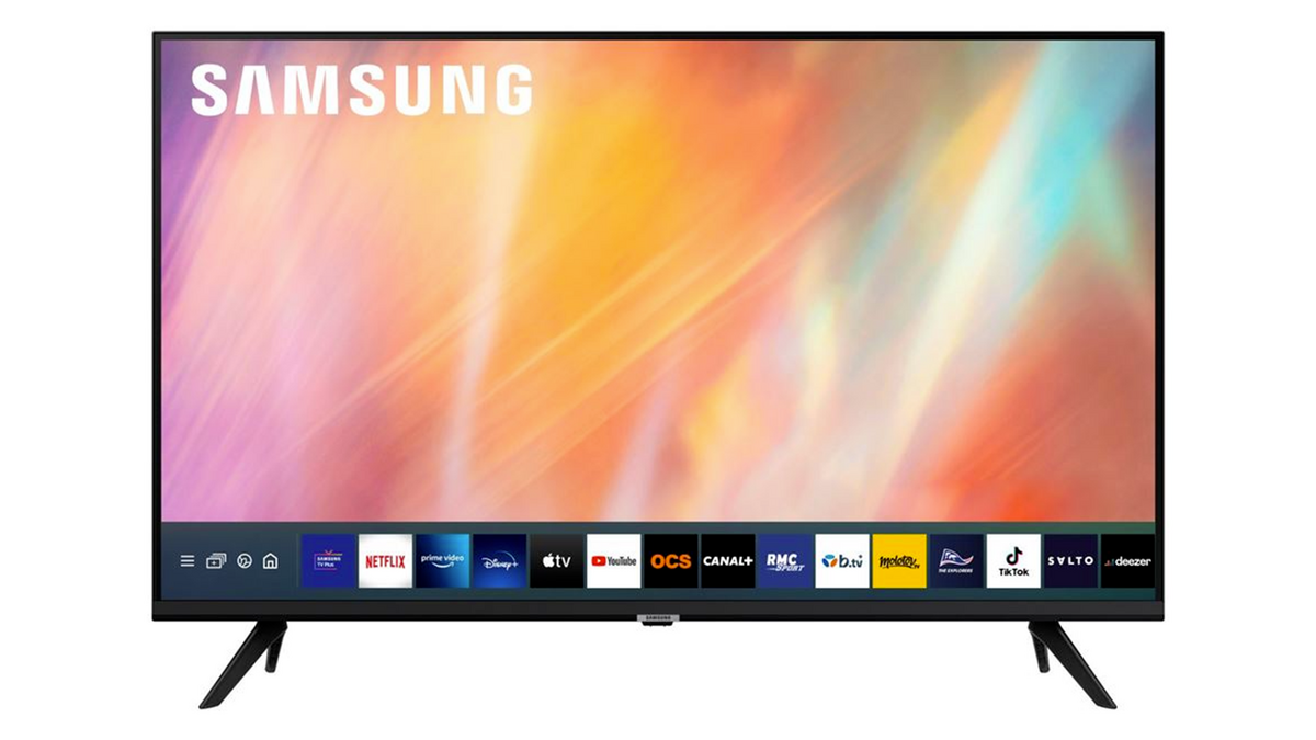 La TV connectée 4K Samsung Crystal 55AU7025