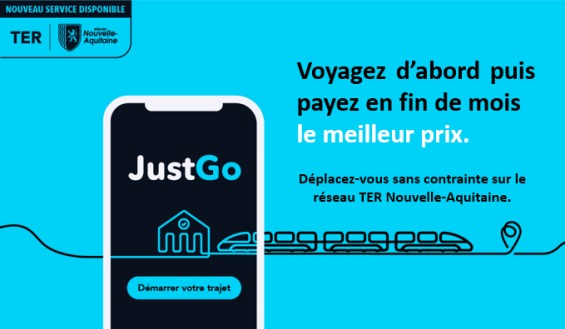 Présentation du service JustGo © SNCF / Région Nouvelle-Aquitaine