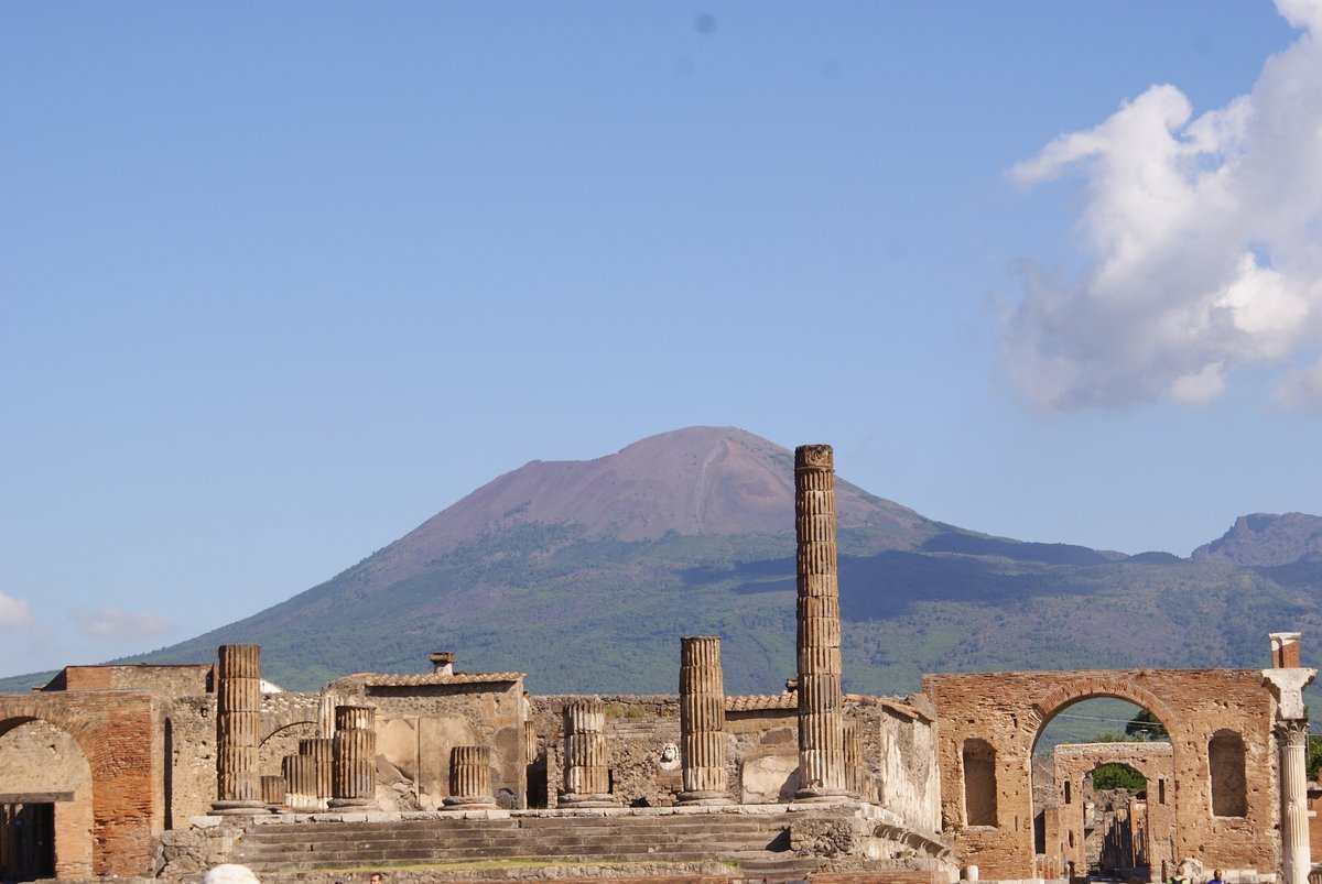 Les ruines de Pompéi, détruite par l'éruption du Vésuve en 79 © Pixabay 