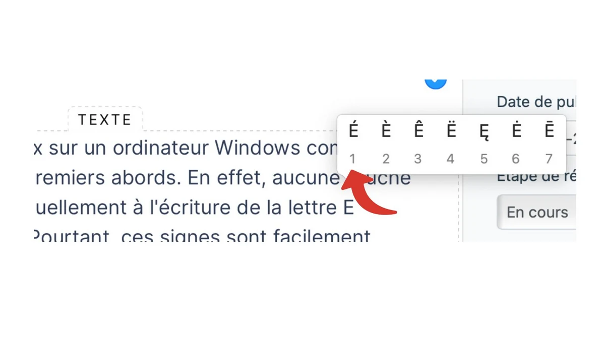 Sélection rapide des caractères spéciaux sur macOS ic