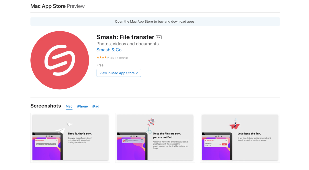 Mac app Smash