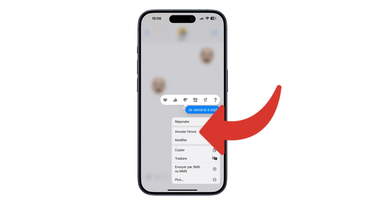 iOS 17 Messages © © Mathieu Grumiaux pour Clubic