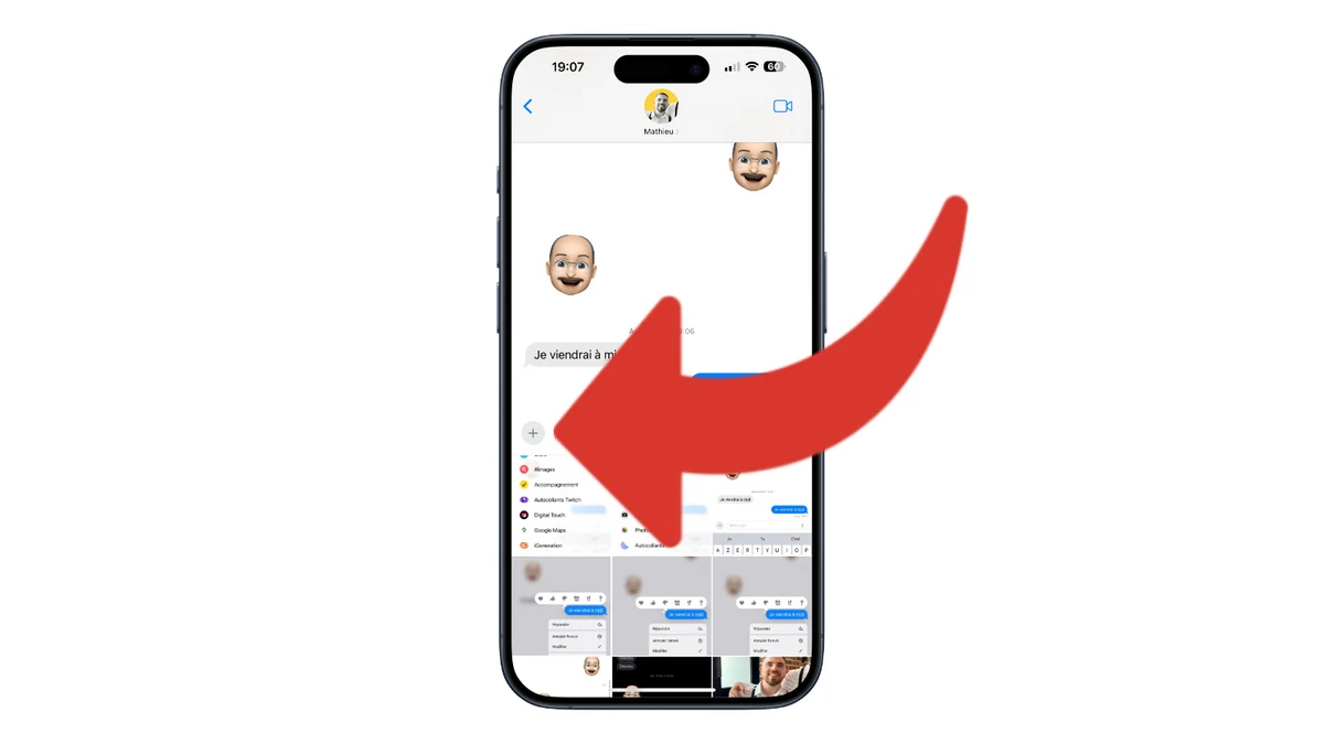 iOS 17 Messages © © Mathieu Grumiaux pour Clubic
