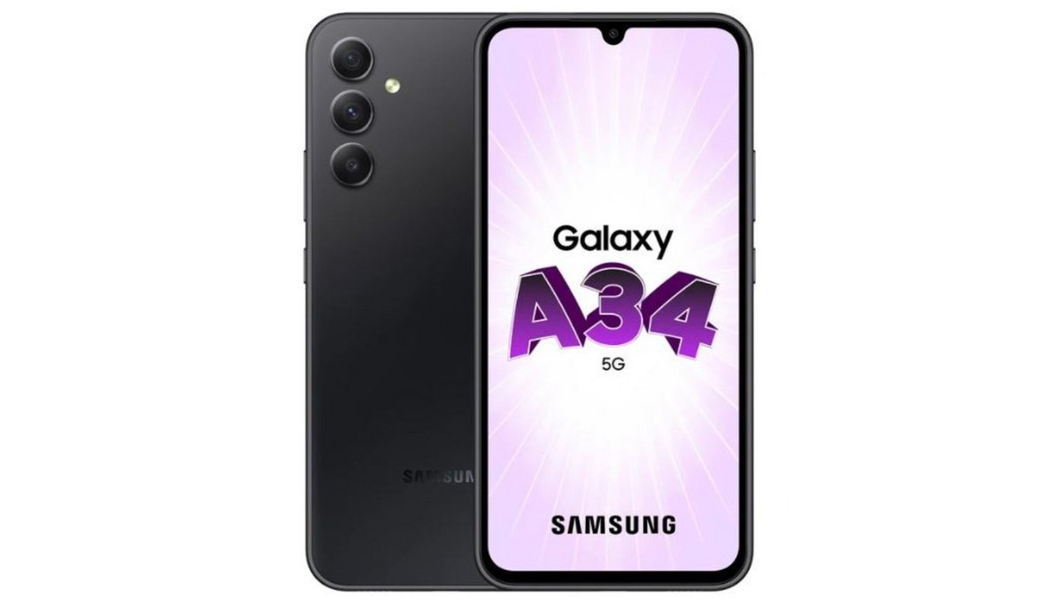 Le smartphone Samsung GALAXY A34 