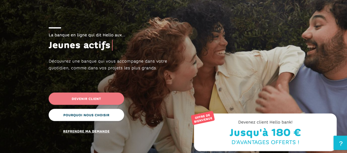 Hello Bank offre de bienvenue © Hellobank.fr
