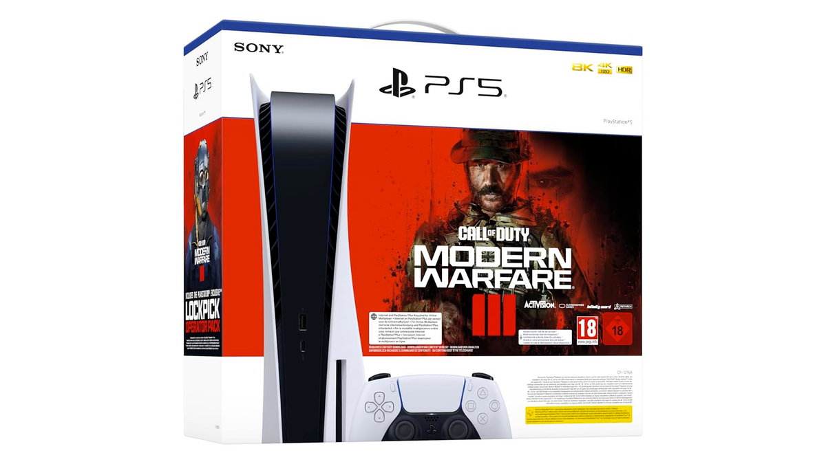 La PlayStation 5 avec Call of Duty Modern Warfare III