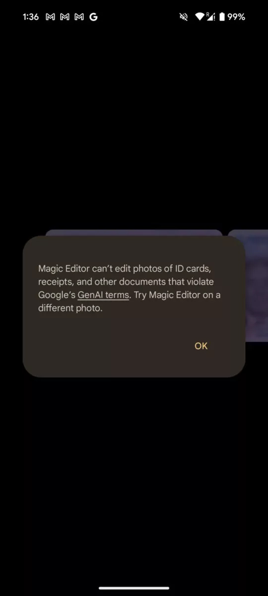 Vous ne pourrez pas faire n'importe quoi avec le Magic Editor de Google Photos © Android Authority