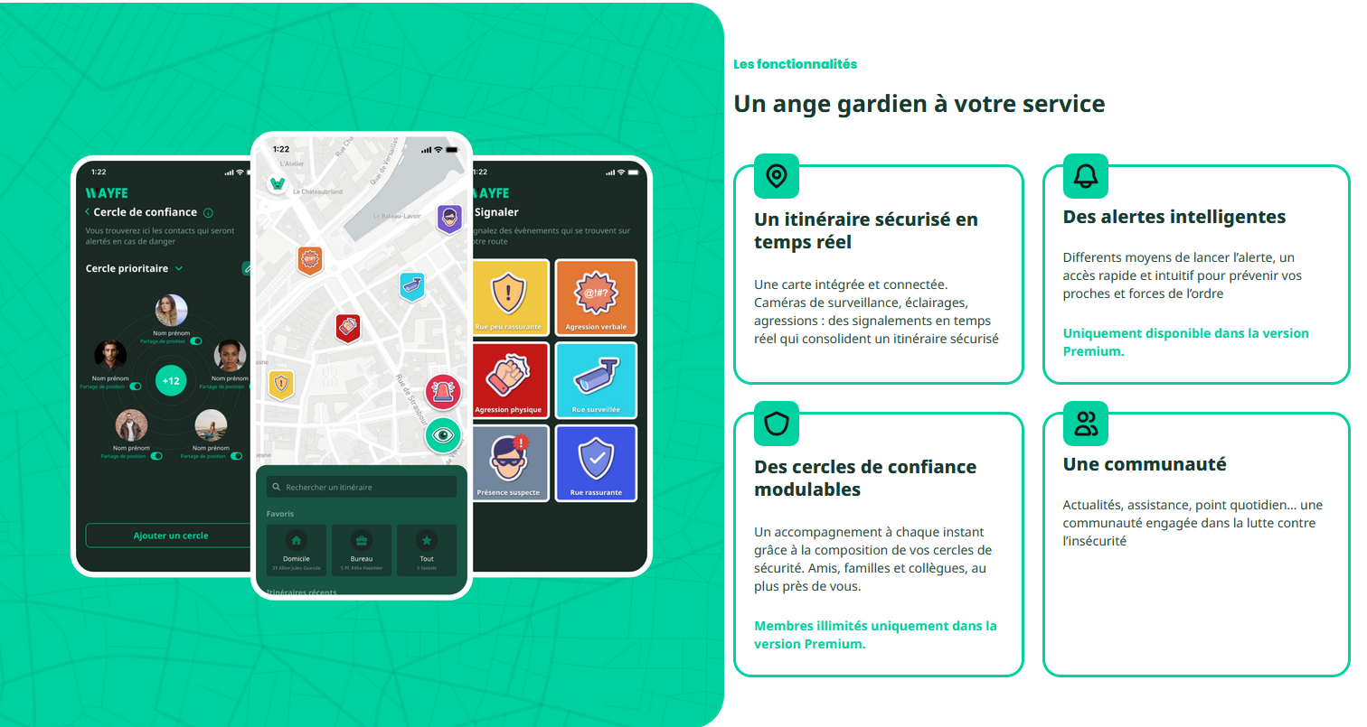 Pour éviter les agressions, l'application Wayfe améliore les itinéraires des piétons à Nantes et Lille, et partage leur position à leurs proches