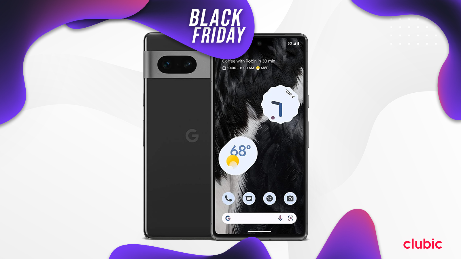 Le Google Pixel 7a à son prix le plus bas à l'occasion du Black Friday
