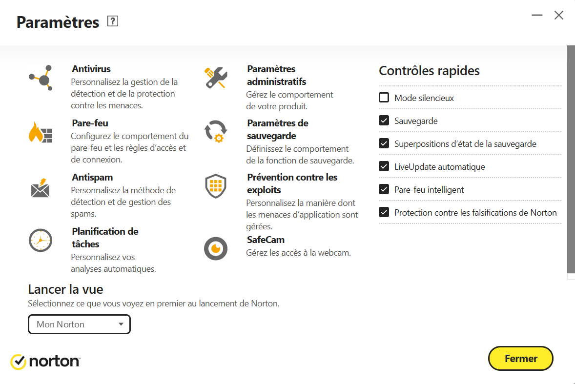 Pare-feu Norton 360 - Pare-feu intelligent