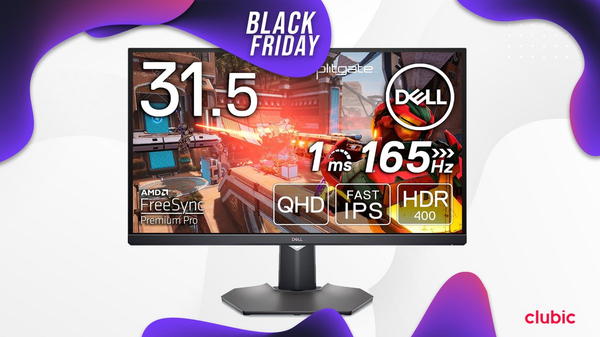 Le très bon Dell G3223D à prix très attractif pour le Black Friday chez Amazon.