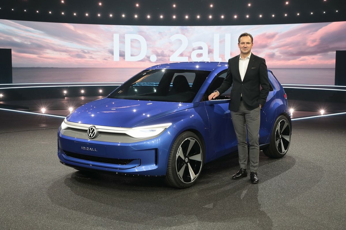 La Volkswagen ID.2 sera lancée en 2025 à un prix de 25 000 euros. © Volkswagen
