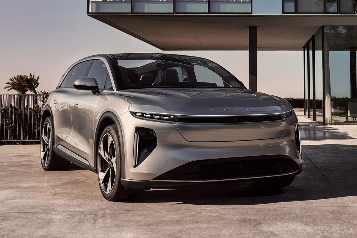 Un design caractéristique de la marque © Lucid Motors