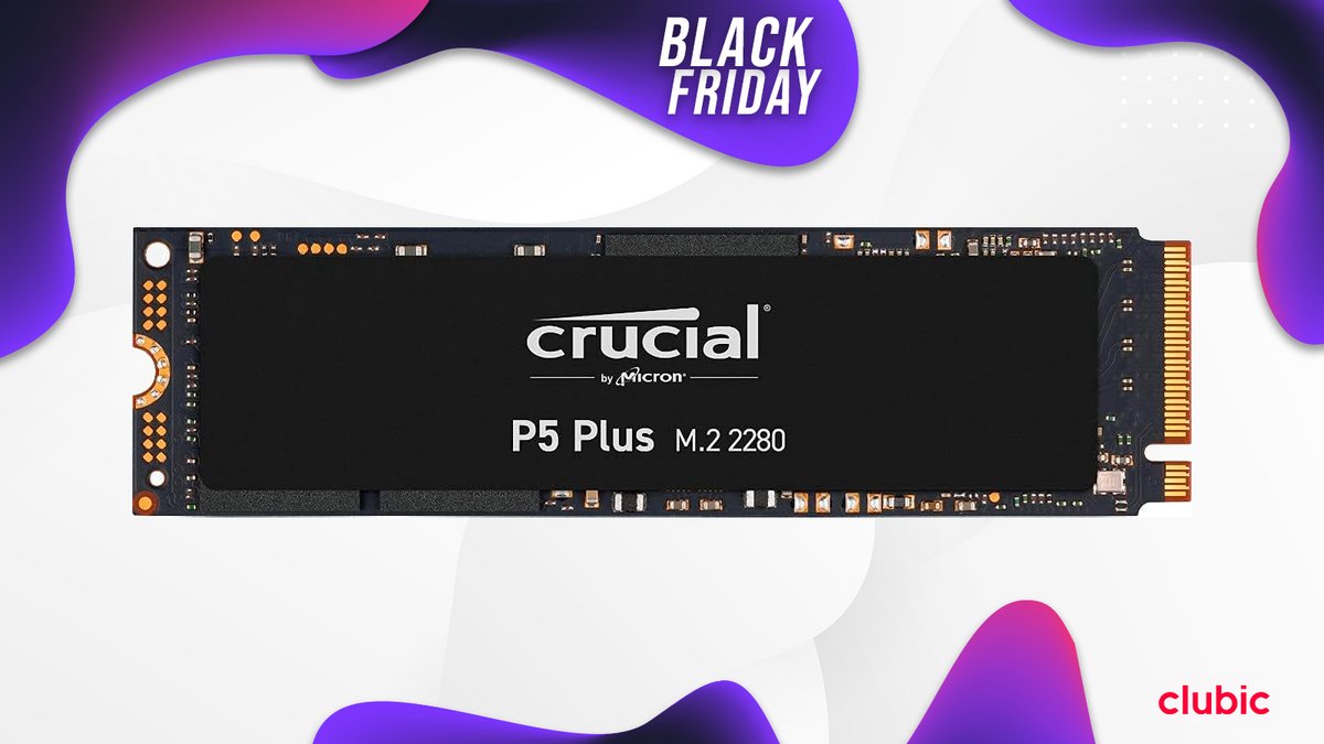 Le Crucial P5 Plus à prix fou pendant le Black Friday.