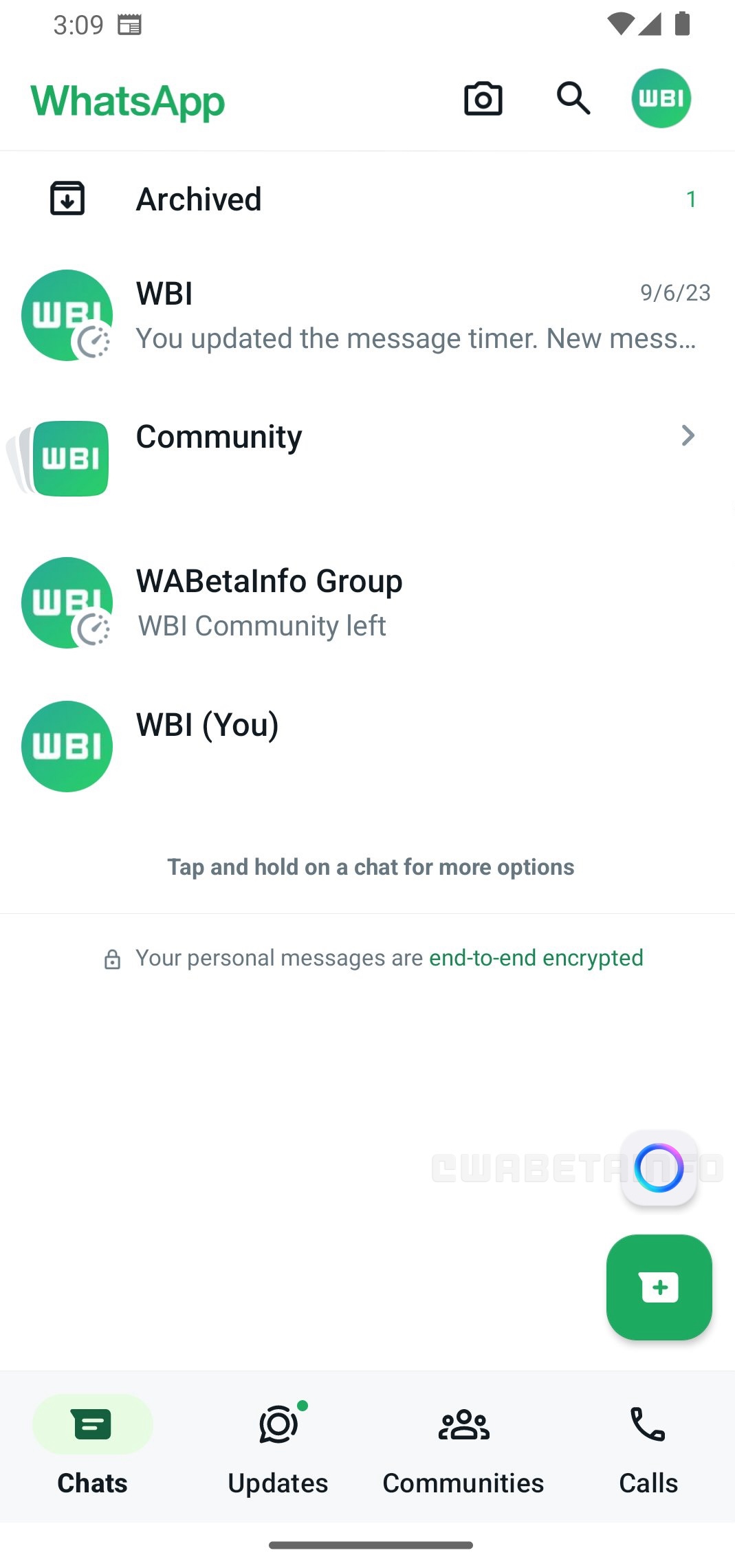 Le chatbot de WhatsApp approcherait-il à grands pas ? © WABetaInfo