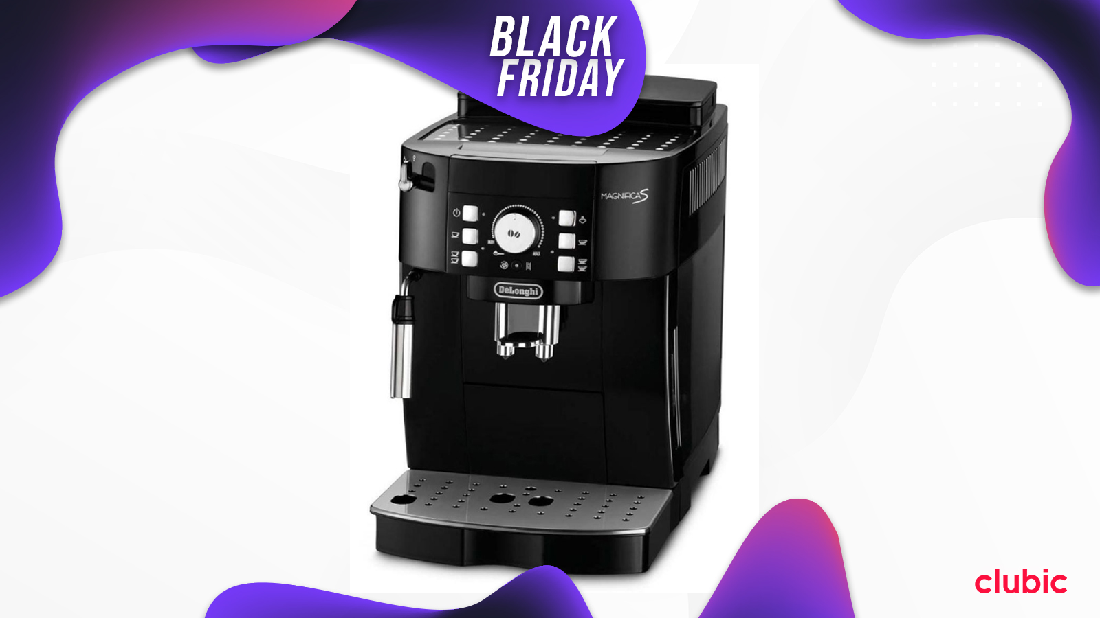 Pour le Black Friday la machine à café Delonghi Magnifica S chute de prix