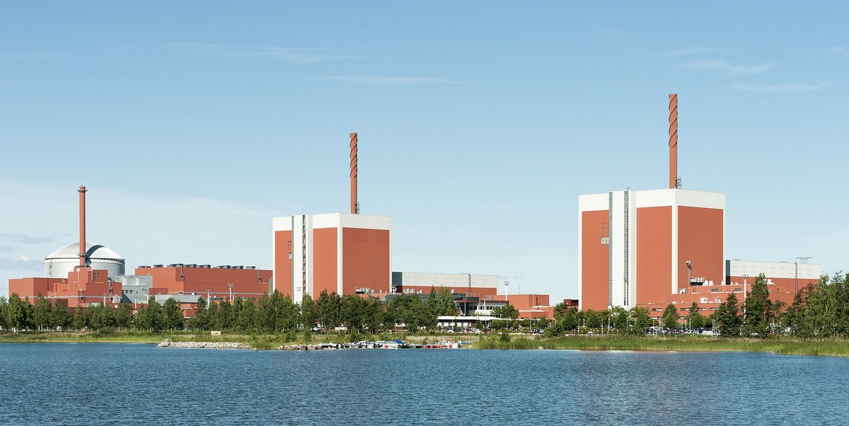 Une centrale nucléaire, en Finlande © Wikipedia