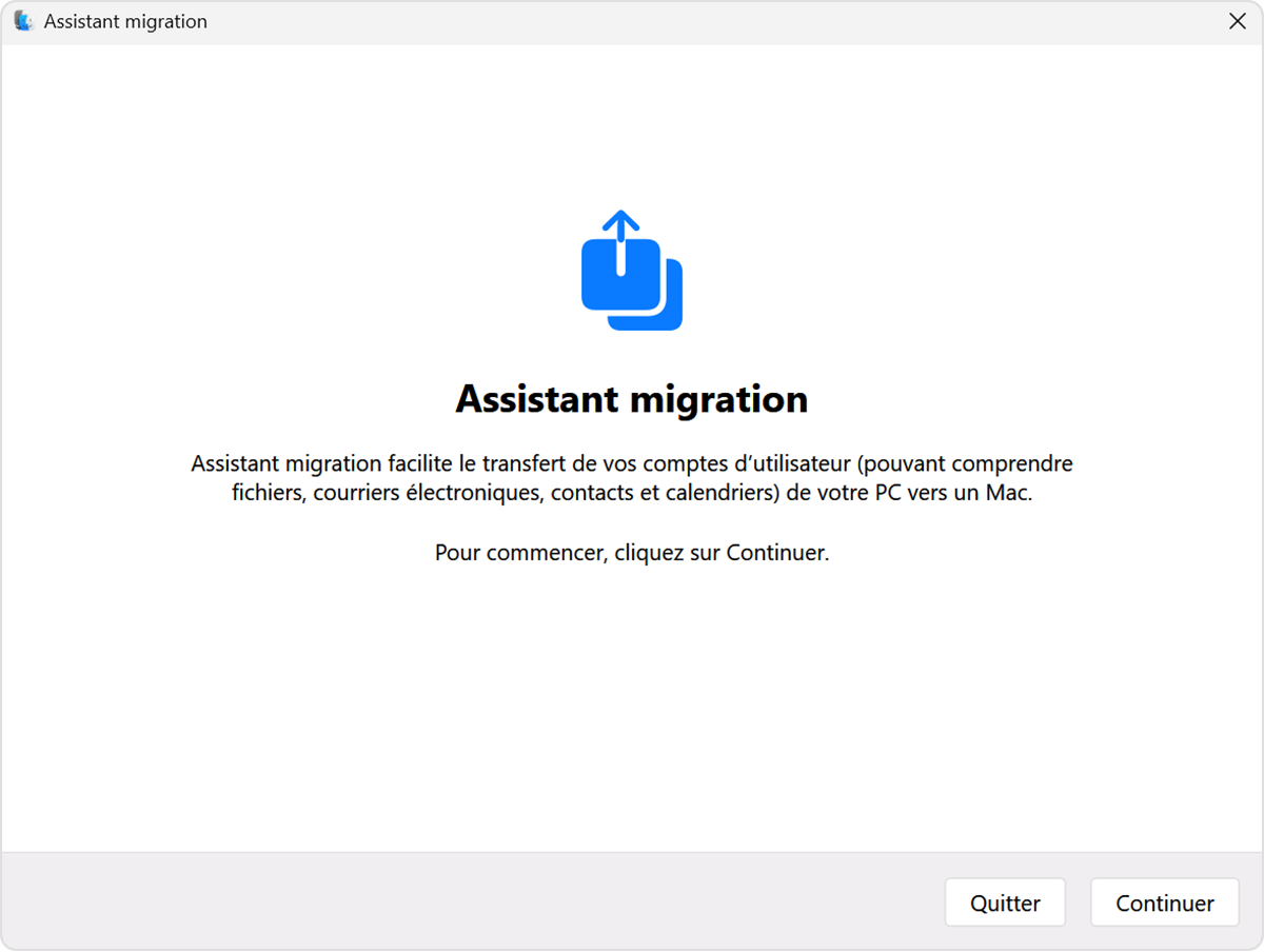 L'assistant de migration d'Apple facilite le transfert de vos données